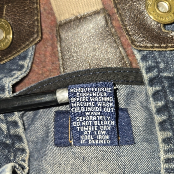 Blue Asphalt Denim Crop Shirt From Wet Seal Jr Size XS - Picture 4 of 7